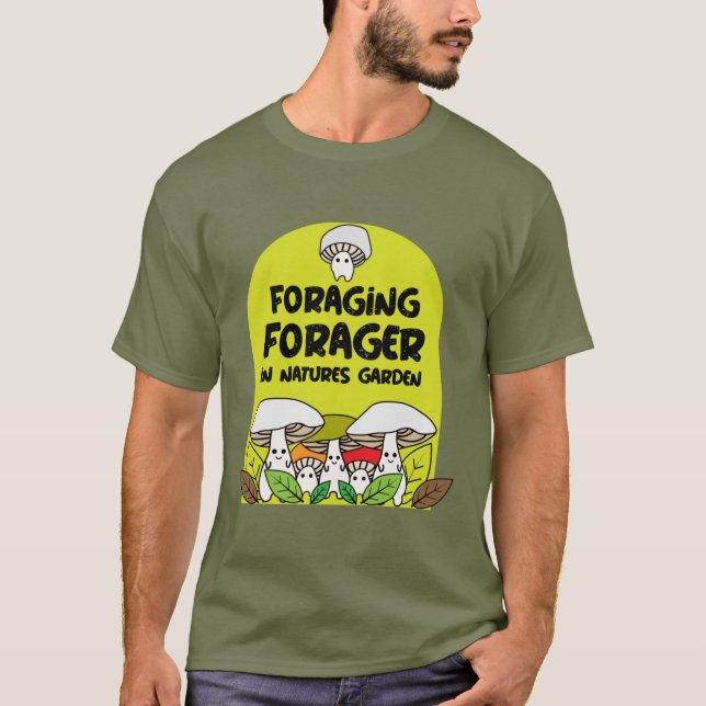 Camiseta Forraje de alimentos silvestres (Anverso)