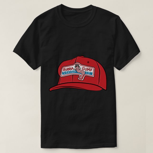 Camiseta Forrest Gump - Bubba Gump Shrimp Co. Gorra Transpa (Diseño del anverso)
