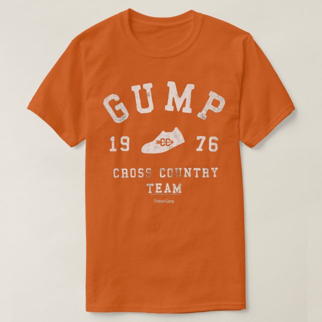 Camiseta Forrest Gump Cross Country (Diseño del anverso)