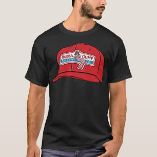 Camiseta Forrest Gump - Pegatina Gorra de Bubba Gump