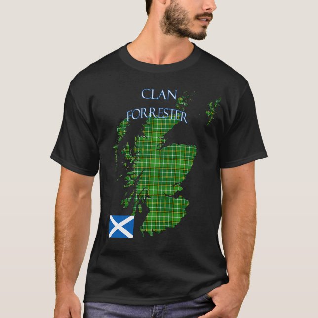 Camiseta Forrester Scottish Clan Tartan Scotland (Anverso)