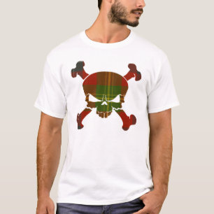 Camiseta Forrester Tartan Skull Sin Camisas Pancartas