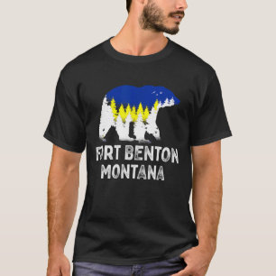 Camiseta Fort Benton Montana Grizzly Bear Mt
