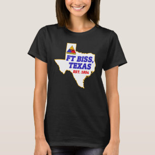Camiseta Fort Bliss Base Militar Tx Primera División Armada