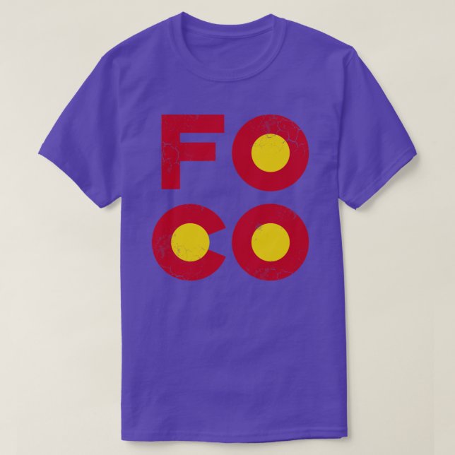 Camiseta Fort Collins FOCO Colorado (Diseño del anverso)
