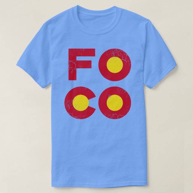Camiseta Fort Collins FOCO Colorado (Diseño del anverso)