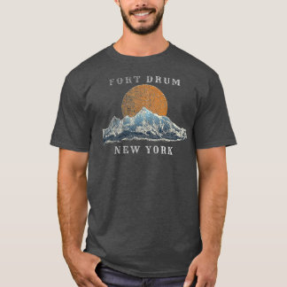 Camiseta Fort Drum New York Mountain Sunset Scene
