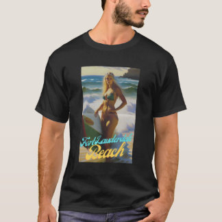 Camiseta Fort Lauderdale Beach Florida Parasdise Hermoso