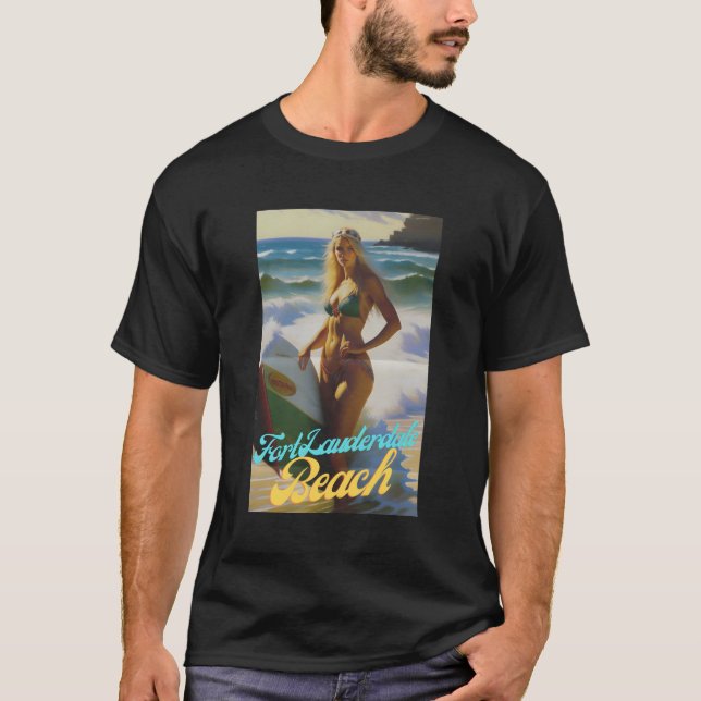 Camiseta Fort Lauderdale Beach Florida Parasdise Hermoso (Anverso)