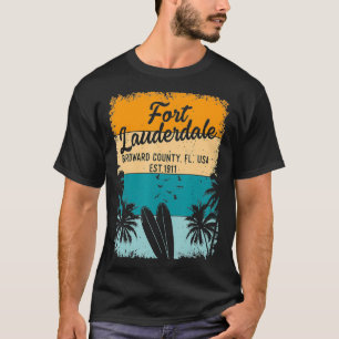 Camiseta Fort Lauderdale Beach Souvenirs De Regalos De Flor