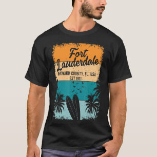 Camiseta Fort Lauderdale Beach Souvenirs De Regalos De Flor
