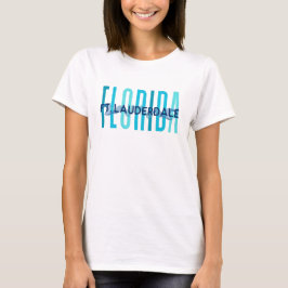 Camiseta Fort Lauderdale Florida (Ola oceánica)