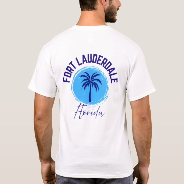Camiseta Fort Lauderdale Florida T-Shirt (Reverso)