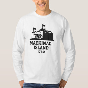Camiseta Fort Mackinac 1780 Isla histórica de Mackinac Si