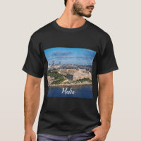 Fort Manoel y Sliema desde La Valeta, Malta
