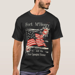 Camiseta Fort McHenry y The Star Spangled Banner T-Shirt.