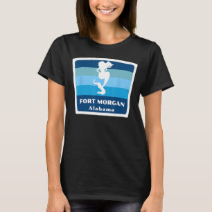 Camiseta Fort Morgan Alabama AL Beach Mermaid Vacation Souv