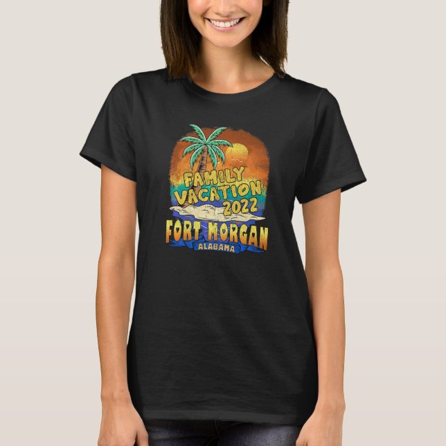 Camiseta Fort Morgan Alabama Family Vacation 2022 Beach Sou (Anverso)