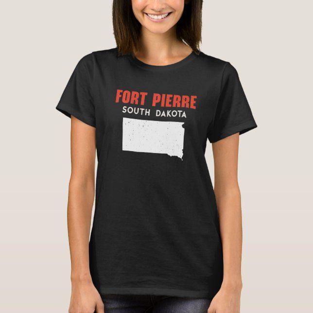 Camiseta Fort Pierre South Dakota Estados Unidos de América (Anverso)