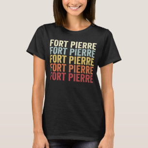 Camiseta Fort Pierre South Dakota Fort Pierre SD Retro Vint