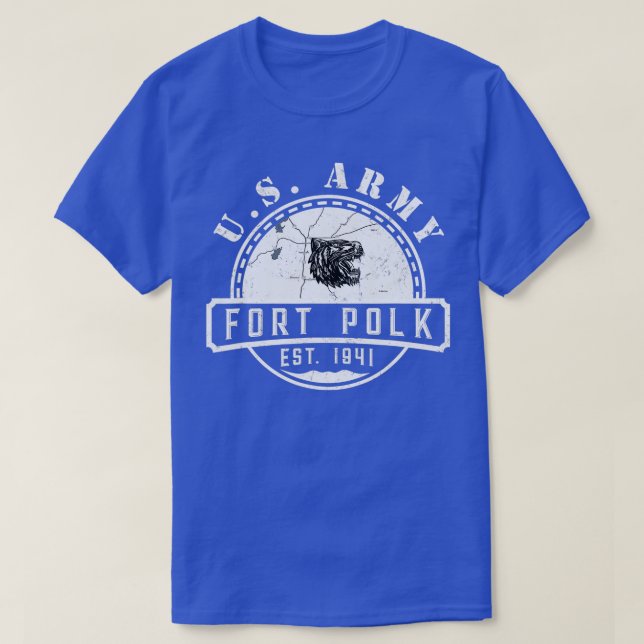 Camiseta Fort Polk Alumni Louisiana La Tigerland Veterans V (Diseño del anverso)