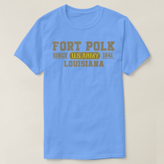 Camiseta Fort Polk Louisiana (Diseño del anverso)