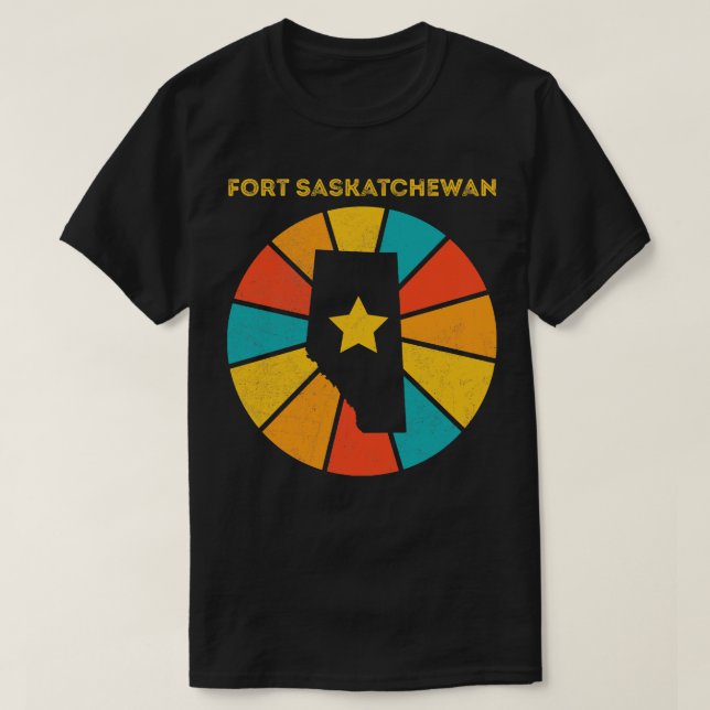 Camiseta Fort Saskatchewan Alberta Canadá Problemas de cose (Diseño del anverso)