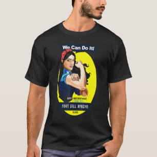 Camiseta Fort Sill Apache, mujer indígena india que nunca s