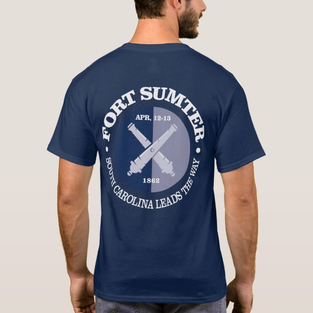 Camiseta Fort Sumter (B&G) (Reverso)