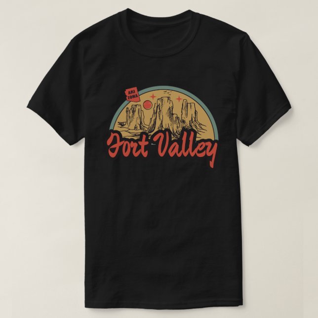 Camiseta Fort Valley, Arizona (Diseño del anverso)