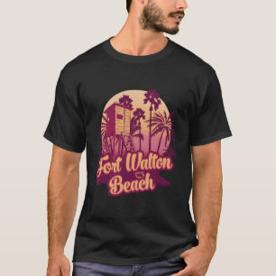 Camiseta Fort Walton Beach Florida Palmeras