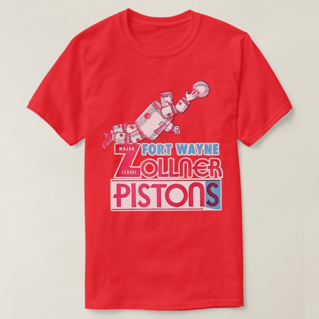 Camiseta Fort Wayne Pistons Baloncesto (Diseño del anverso)