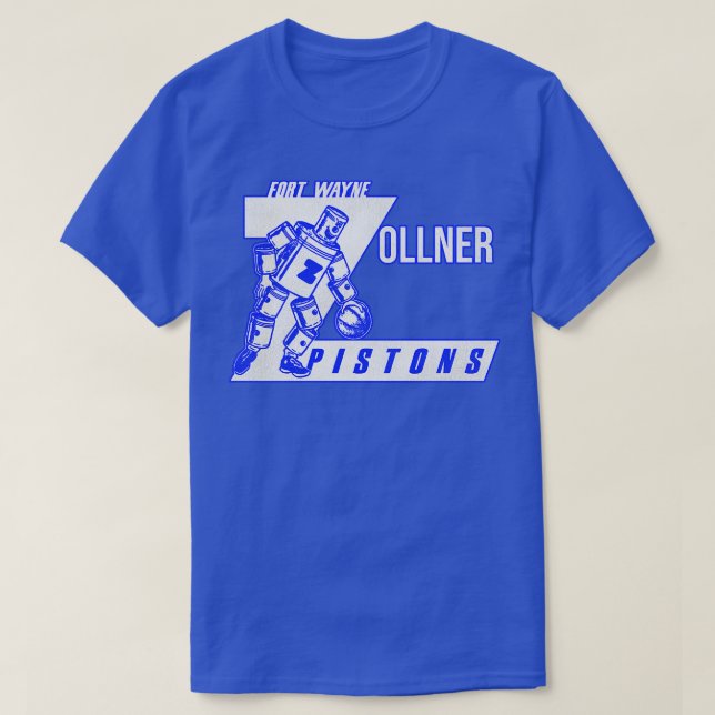 Camiseta Fort Wayne Zollner Pistons equipo de baloncesto (Diseño del anverso)