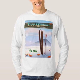 Camiseta Fort William Escocia esquí.