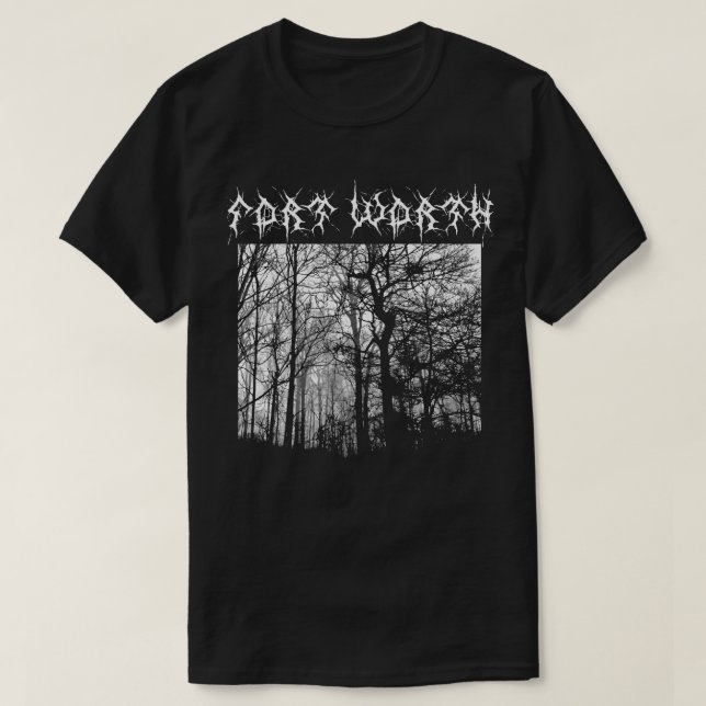 Camiseta Fort Worth Black Metal T-shirt Metalshirt (Diseño del anverso)
