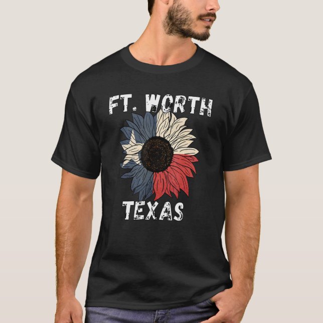 Camiseta Fort Worth Texas Cities (Anverso)