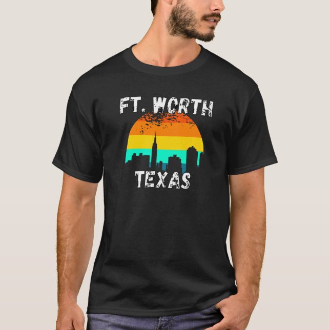 Camiseta Fort Worth Texas Cities 2 (Anverso)
