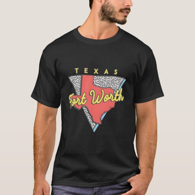 Camiseta Fort Worth Texas Triangle Tx City (Anverso)