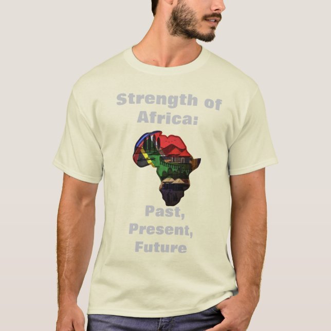 Camiseta Fortaleza de África: Pasado, presente, futuro (Anverso)