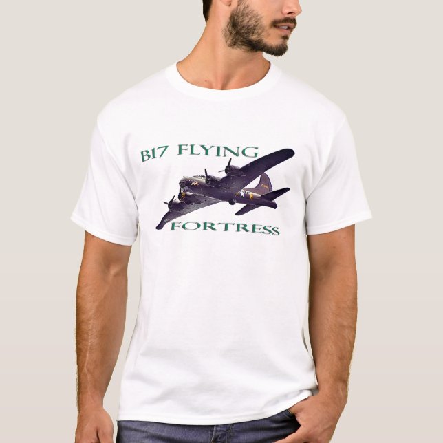 Camiseta Fortaleza del vuelo B17 (Anverso)