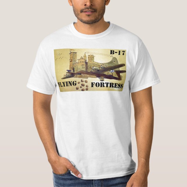 Camiseta Fortaleza del vuelo B-17 (Anverso)