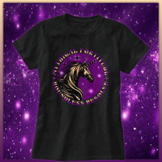 Camiseta Fortaleza mítica, resolución sin límites unicornio