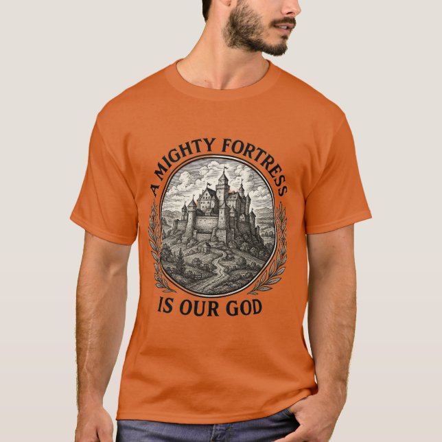 Camiseta Fortaleza Poderosa (Anverso)