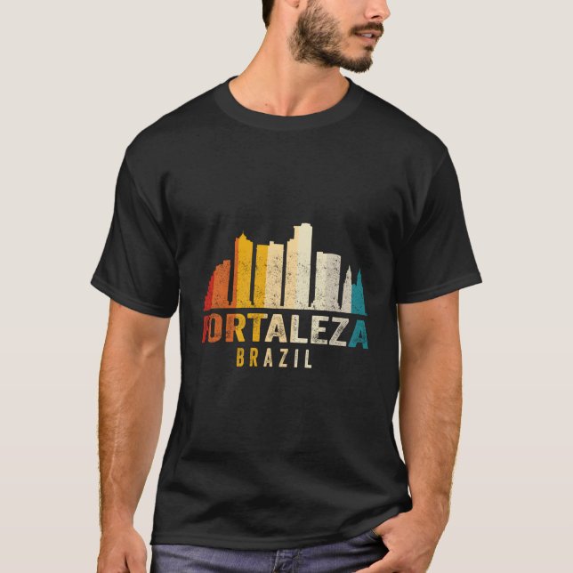 Camiseta Fortaleza Skyline Brasil (Anverso)