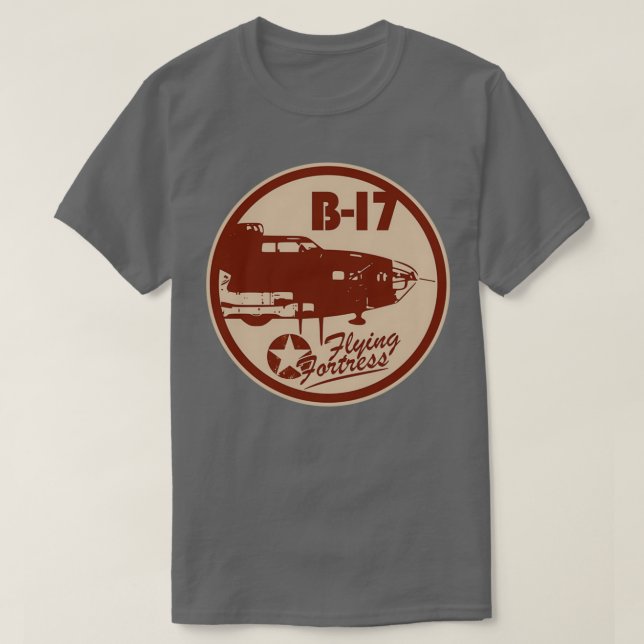 Camiseta Fortaleza Voladora B17  (Diseño del anverso)