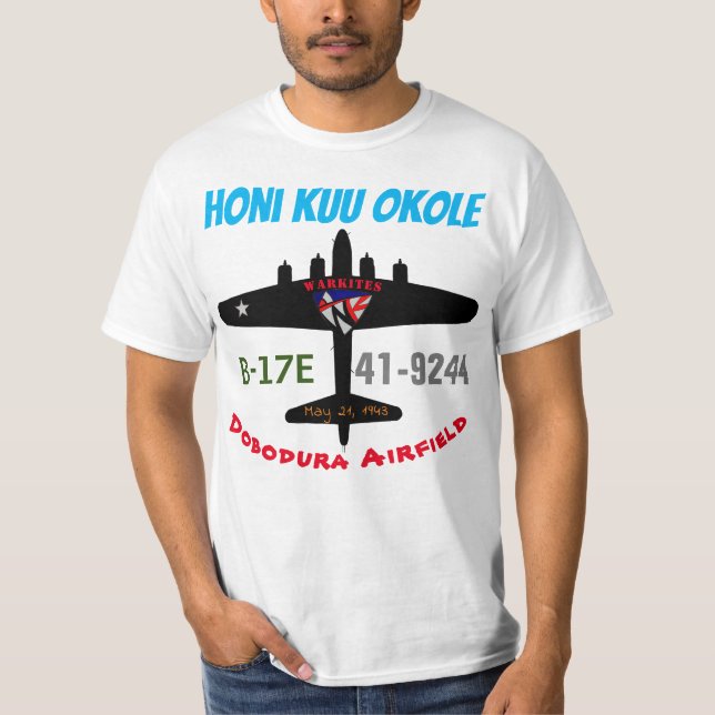 Camiseta Fortaleza voladora B-17E (Anverso)