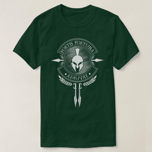 Camiseta Fortis Fortuna Adiuvat Latin  (Diseño del anverso)