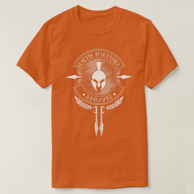 Camiseta Fortis Fortuna Adiuvat Latin (Diseño del anverso)