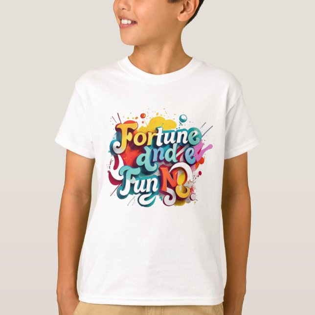 Camiseta "Fortuna y diversión" (Anverso)