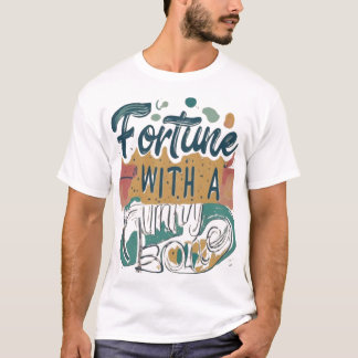 Camiseta Fortune con un hueso gracioso